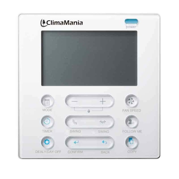 ClimaMania KJ-120 C1 Remote for Ducted Air Conditioning