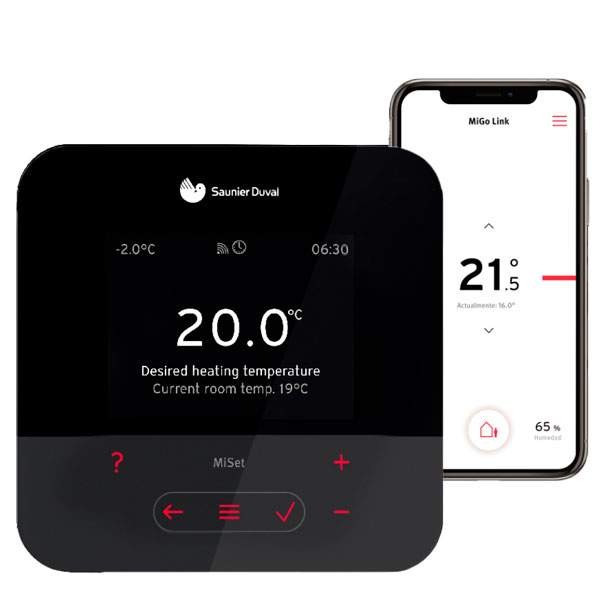 Control MiSet Radio para calderas Saunier Duval IsoFast Condens