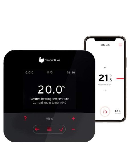 Control MiSet Radio para calderas Saunier Duval IsoFast Condens Control MiSet Radio para calderas Saunier Duval IsoFast Condens