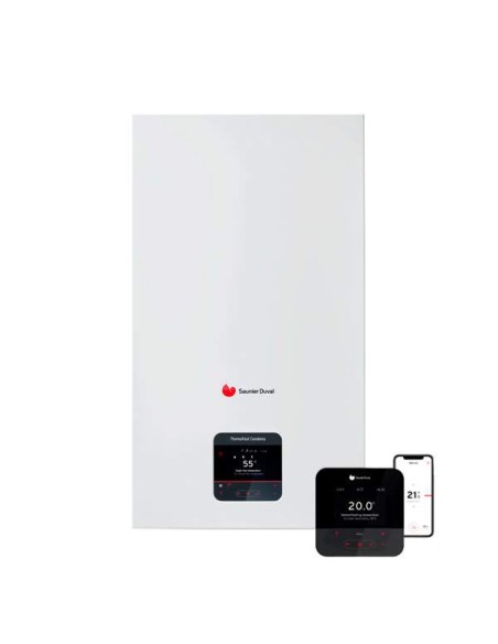 Caldera de gas Saunier Duval IsoFast H-Condens 36 con MiPro Sense radio + MiGo Link