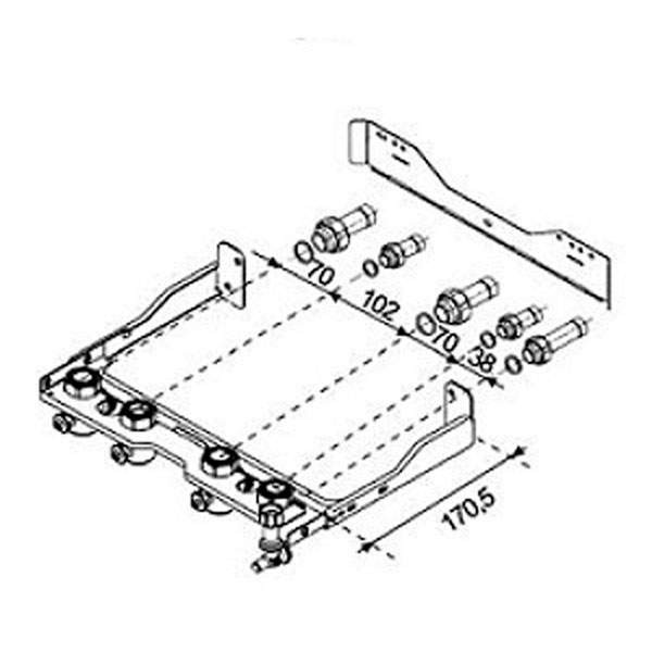 Isofast Condens Standard Connection Plate