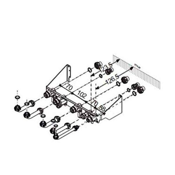 Isomax Condens Standard Connection Plate My Mix