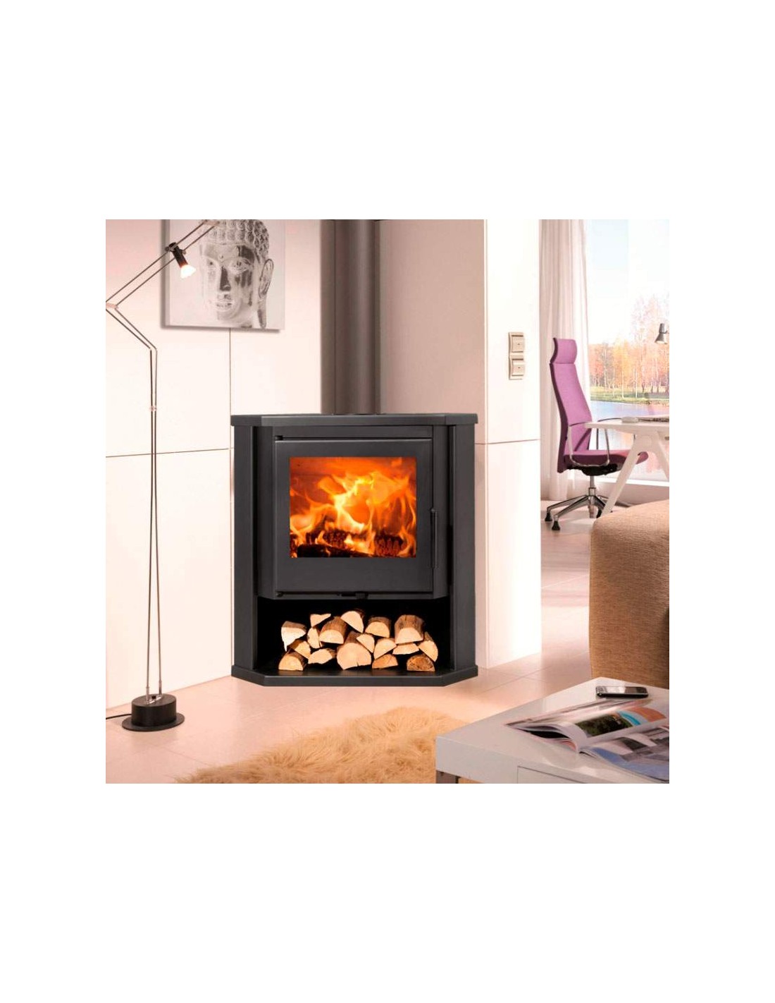 EcoDesing stove corner | SINTRA ClimaMania Wooden Panadero