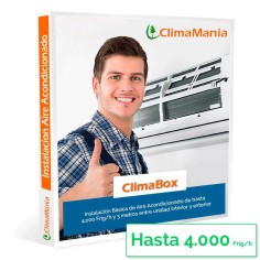 Climatisation Installation de base jusqu'à 4000 frg/h et...