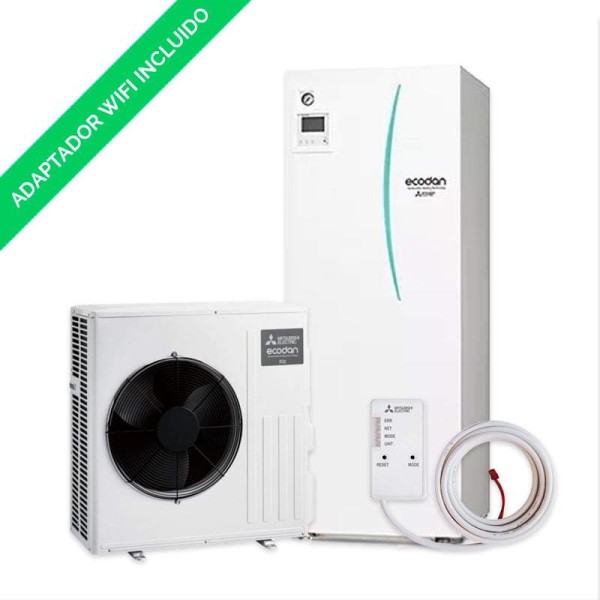 Air conditioning heat pump and ACS Mitsubishi SUZ-SWM80VA + ERST20D-VM2D