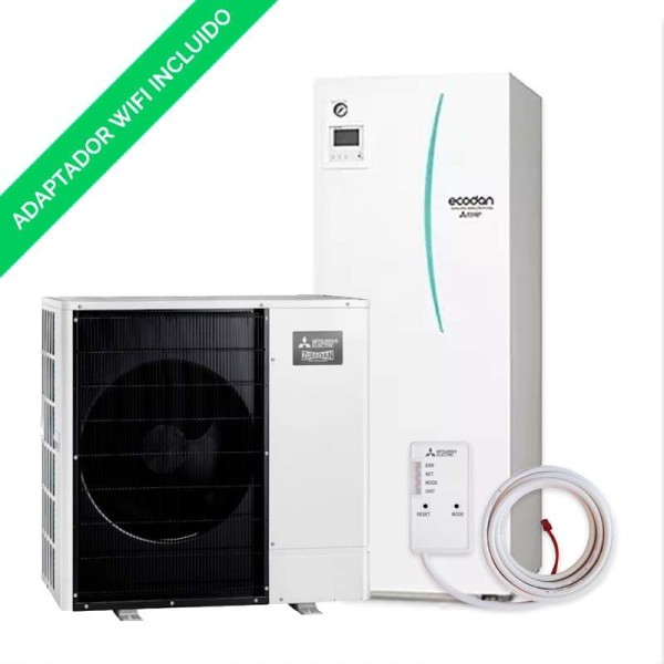 Bomba de calor climatización y ACS Mitsubishi PUHZ-SW75VAA + ERST20D-VM2D