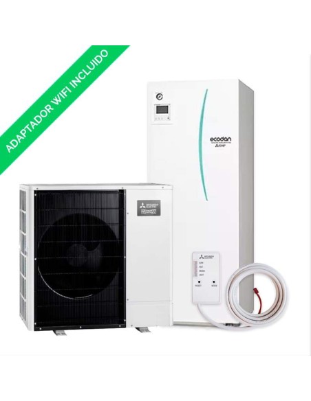 Bomba de calor climatización y ACS Mitsubishi PUHZ-SW100VAA + ERST20D-VM2D