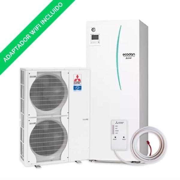 Bomba de calor climatización y ACS Mitsubishi PUHZ-SW120VHA + ERST20D-VM2D