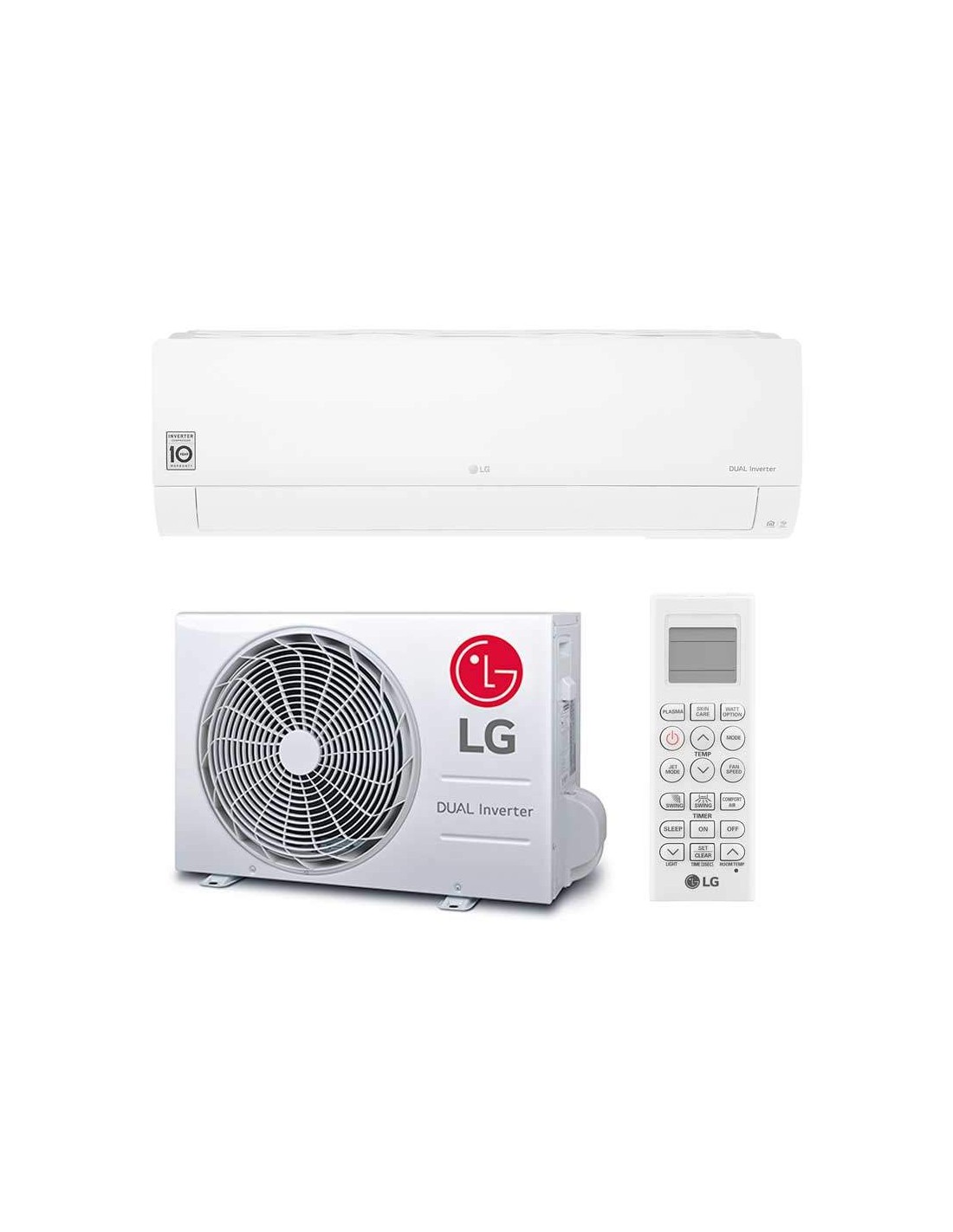 LG Confort Wifi R32: Aire Acondicionado con Wifi integrado, bomba de calor  inverter A++/A+