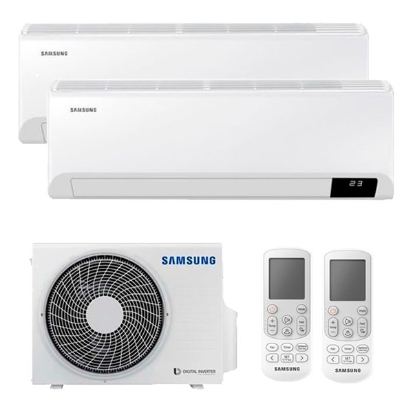 Air Conditioning Multisplit 2x1 Samsung AR09 + AR12 + AJ040