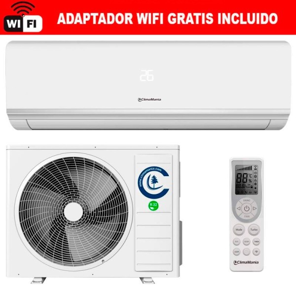 Instalación de Aire Acondicionado Split 1x1 en Madrid hasta 4000 frigorías.  Para equipos comprados en nuestra empresa. - Clima Total en Madrid