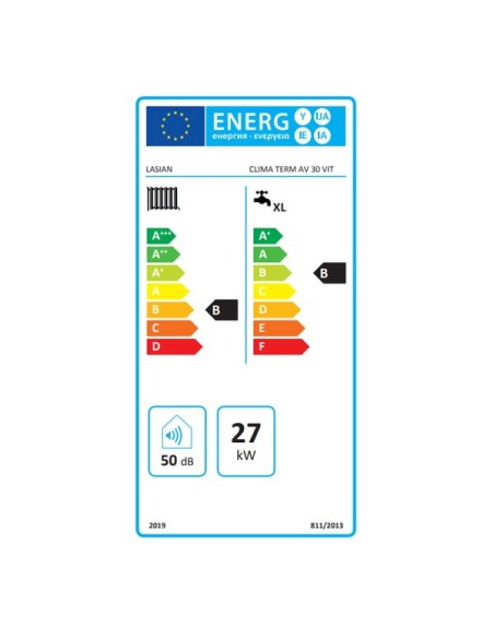 Eficiencia energética Caldera de Gasoil LASIAN CLIMATERM AV 30 V