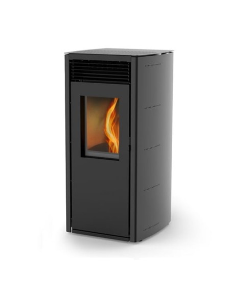 Lasian ARA 10 KW Cuisinière à pellets noirs