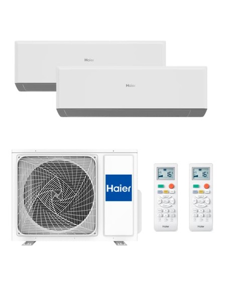 2x1 Air Conditioner HAIER GEOS R+25 + 25 EXT. 40