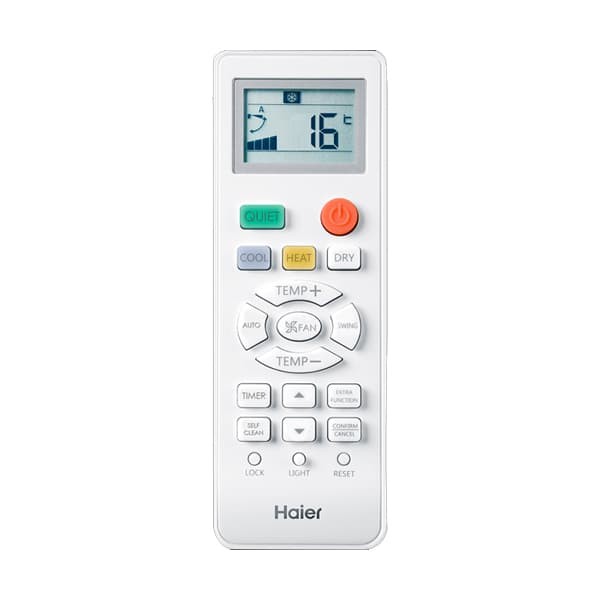 Mando Aire Acondicionado 2x1 HAIER GEOS R 25 + 35 EXT.50