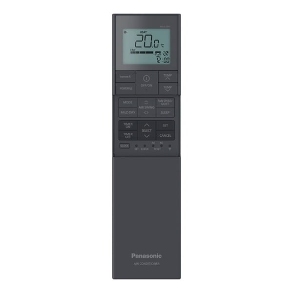 Panasonic Air Conditioner Remote Control KIT-XZ35-ZKE-H ETHEREA Graphite Gray