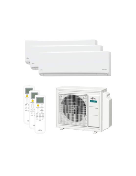 Aire acondicionado multisplit 3x1 Fujitsu ASY3520U3MI-KN UE71 con Wi-Fi incluido