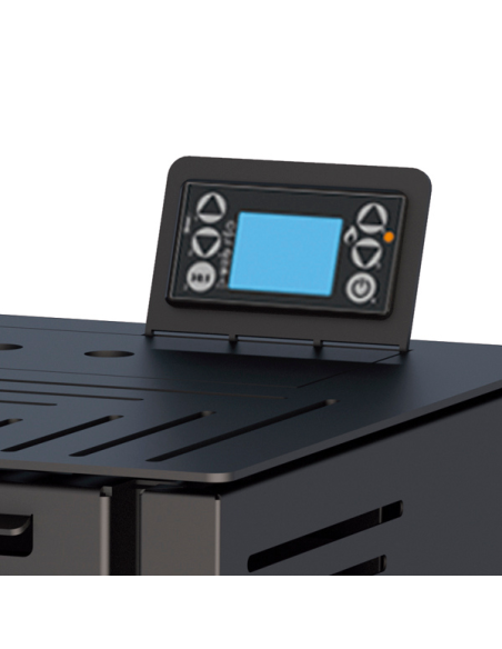 Display for programming and management of the stove