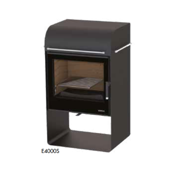 Wooden stove BOREAL E4000 9.5 kW black