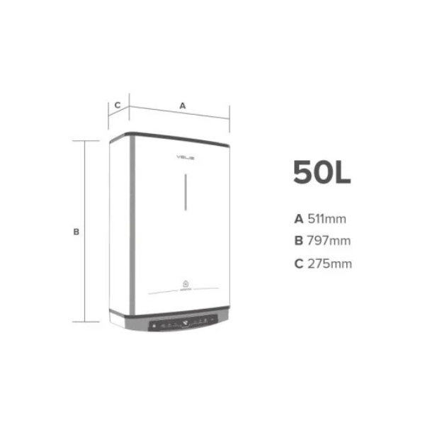 Termo eléctrico VELIS PRO 50 de Ariston