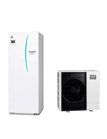 Aerotermia Mitsubishi PUZ-SWM120VAA + ERST20F-VM2E powerINVERTER