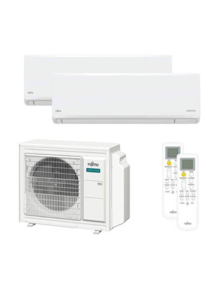 Aire acondicionado multisplit 2x1 Fujitsu ASY35U2MI-KN UE71 con Wi-Fi incluido Aire acondicionado multisplit 2x1 Fujitsu ASY35U2MI-KN UE71 con Wi-Fi incluido