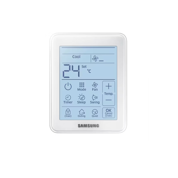 Climatiseur gainable Samsung DELUXE F-AC120RXN télécommande