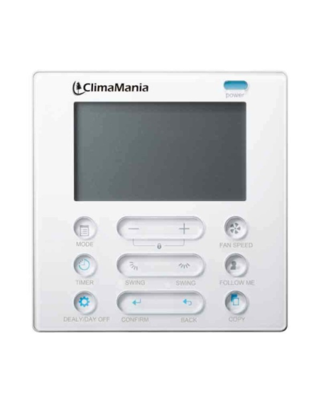 Télécommande ClimaMania KJ-120 C1 pour climatiseur à conduits