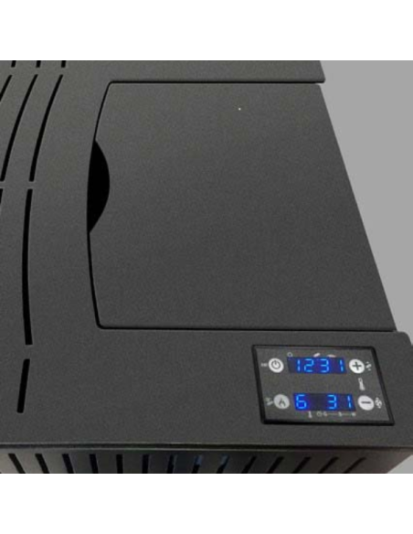 Poêle à granulés Cabel Audax 10 kW Noir avec réservoir