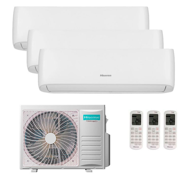 Aire Acondicionado Multisplit Hisense Style 25 + 25 + 35 Ext.62