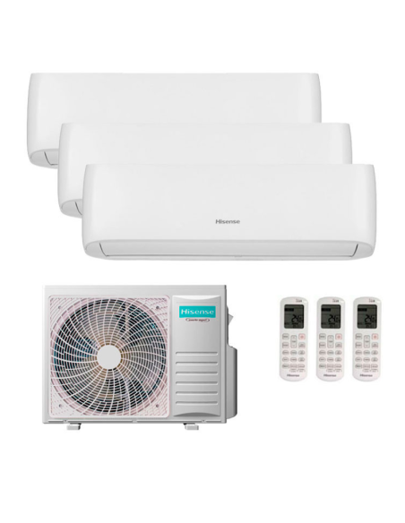 Aire Acondicionado Multisplit Hisense Style 25 + 25 + 50 Ext.72