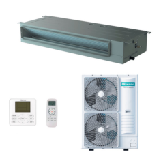 Aire Acondicionado Conductos Hisense AUD140UX4REH8 + AUW140U6RN8 TRIFÁSICO