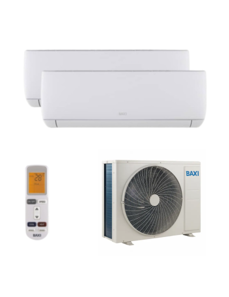 Aire Acondicionado Multi 2x1 BAXI ANORI LSGT40-2M + JSGNW25 +JSGNW35