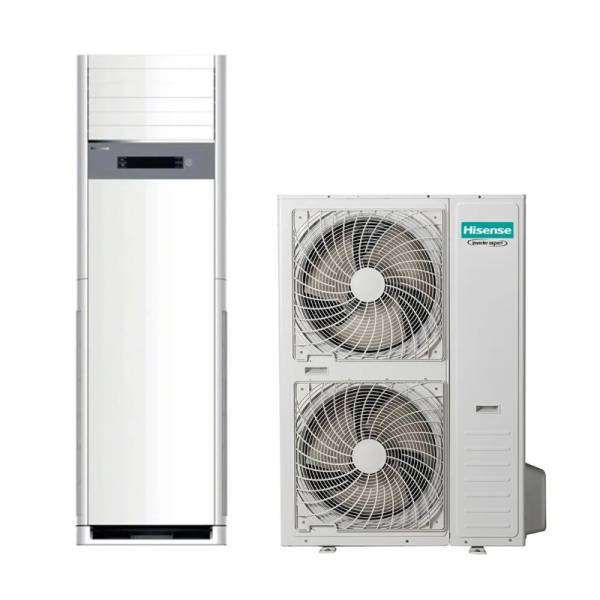 Aire Acondicionado columna Hisense AUF140UR4RMPA8 / AUW140U6RQ7 Trifásico