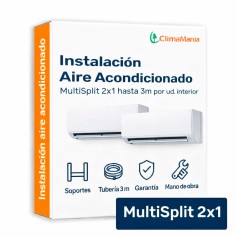 Instalación Aire Acondicionado 2x1 MultiSplit