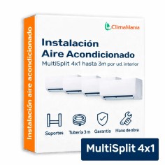Instalación Aire Acondicionado 4x1 MultiSplit