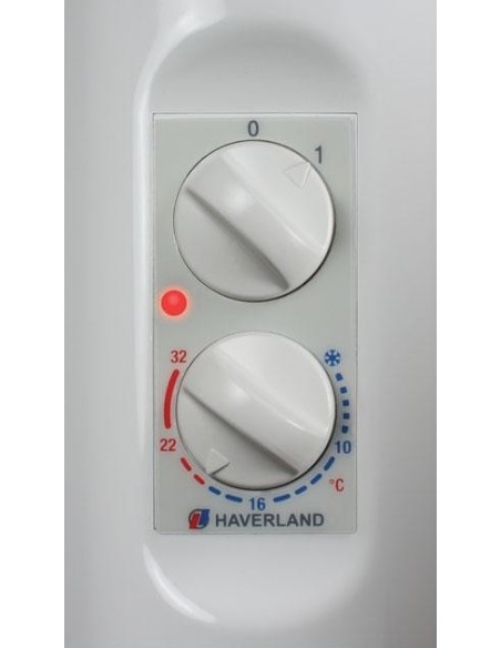 Panel de mandos Radiador eléctrico HAVERLAND RC 6A analógico de 6 elementos