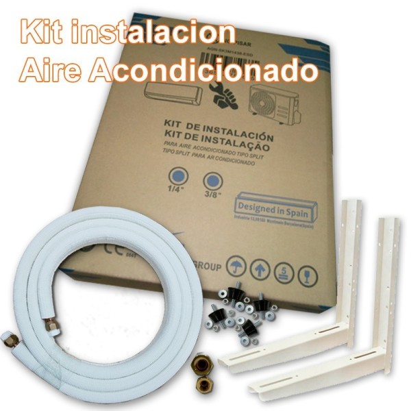 Tubos montaje aire acondicionado 1/4 y 1/2 5m