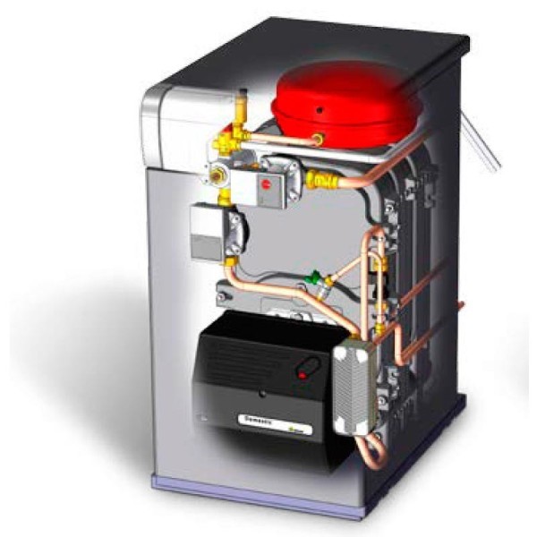 Chaudière à fioul DOMUSA SIRENA MIX DUO HFD40 de 39,4 Kw