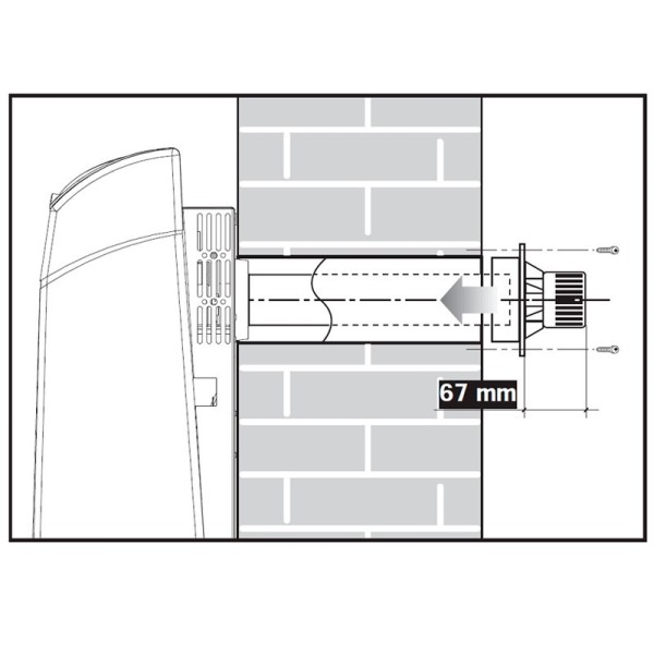 KROMSCHROEDER ECO SC 18 Gas Wall Radiator