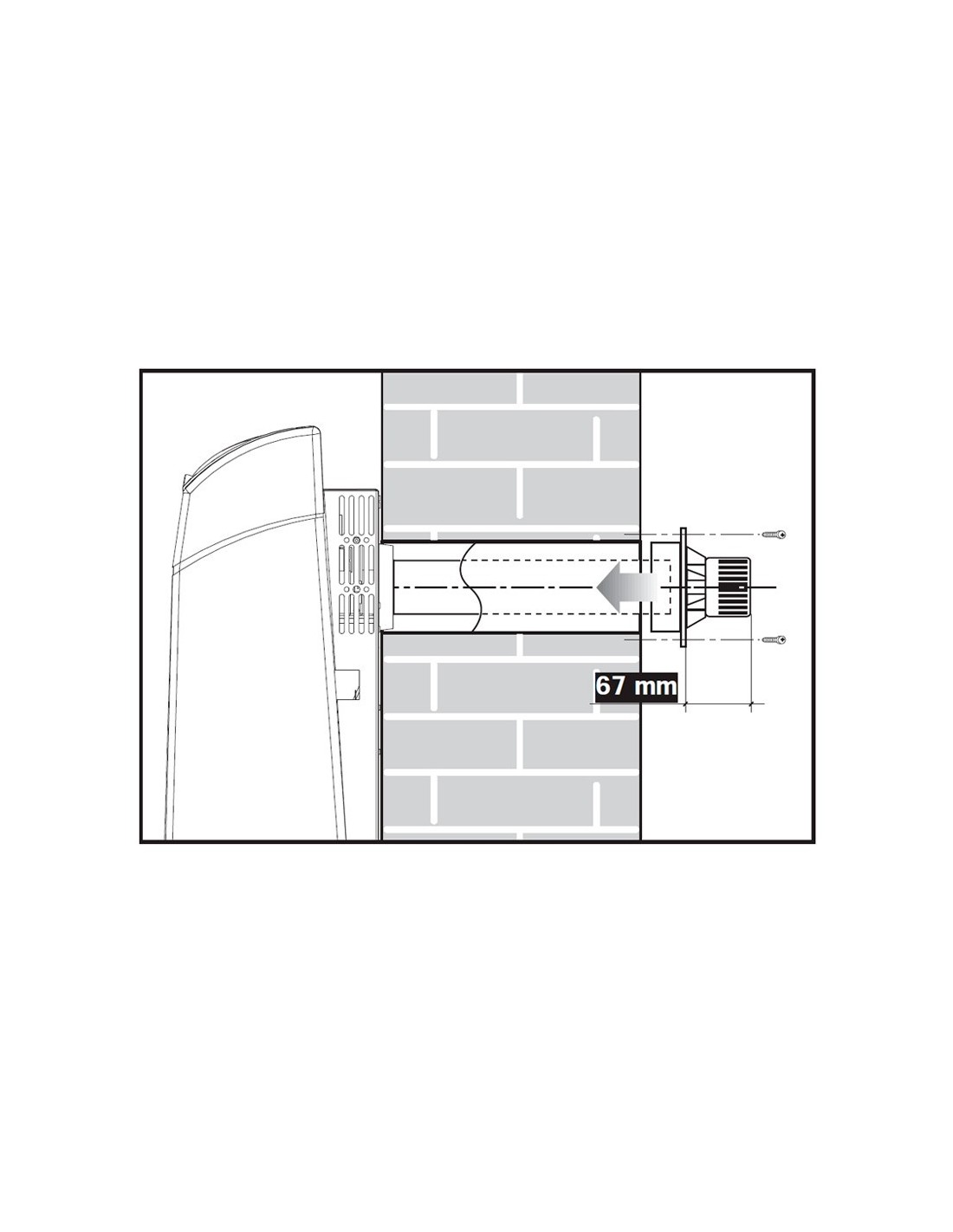 Radiadores Murales de Gas Natural Kromschroeder Echo XC18 GN