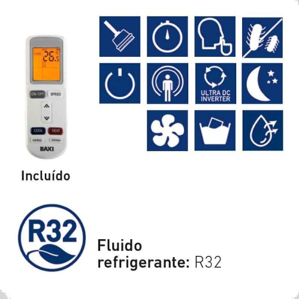 Unité intérieure BAXI Modèle LSGNC50-XM