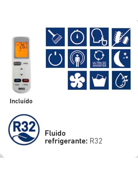 Unidad Interior Suelo Techo BAXI Modelo LSGNC50-XM