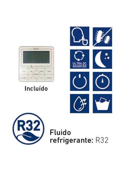 Unidad Interior Conductos BAXI LSGND35-XM