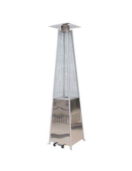 Pyramidal exterior stove QLIMA PGP-113 ACERO