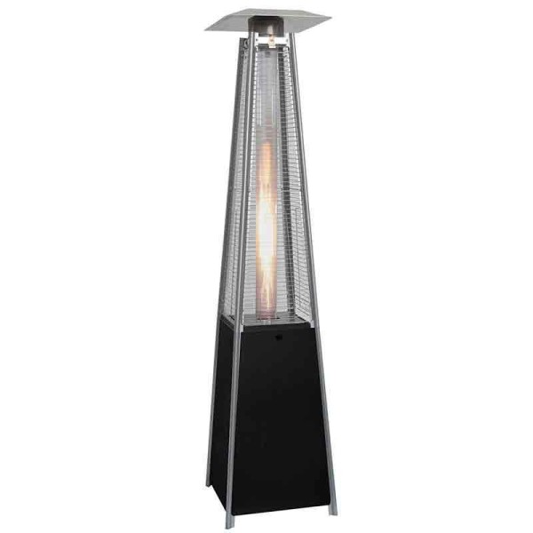 Pyramidal exterior stove QLIMA PGP-113 NEGRA