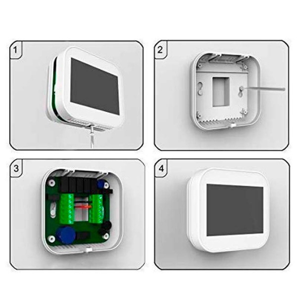 Termostato con WIFI ClimaMania CLM-MC6W de facil instalacion