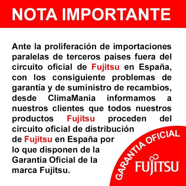 Aire acondicionado Fujitsu ACY100K KA