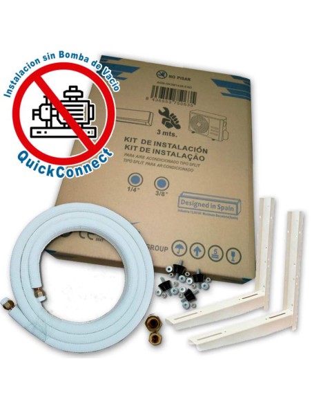 Installation kit for 1/4" to 3/8" 5 meter air conditioner