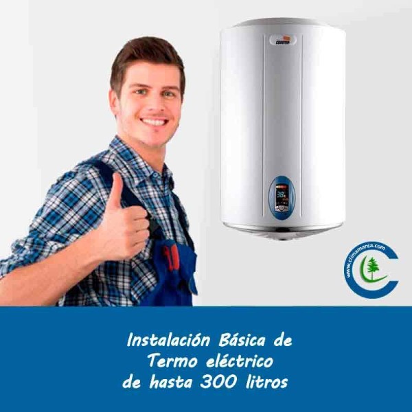 Instalación Básica Termo Eléctrico hasta 300 litros